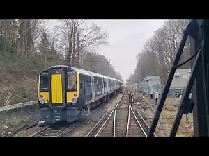 Fantastic Rear Cab view Train Departing from busiest London Waterloo Station.