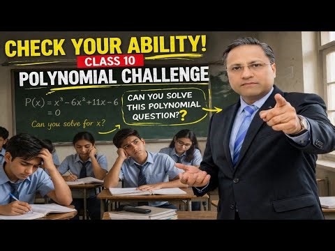 Check Your Ability 🔥 | Class 10 Polynomial Challenge