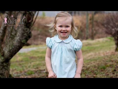 Sewing Tutorial on Children's Corner Carol Aprons Pattern