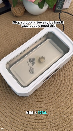 This ultrasonic cleaner exposed how dirty my ring really was 🤢 #satisfyingclean #cleaningtiktok #ultrasoniccleaner #beforeandafter #tiktokshop