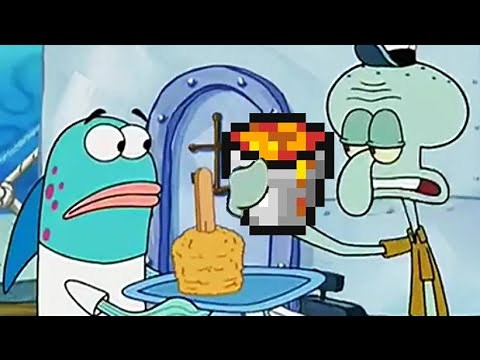 You forgot your lava bucket