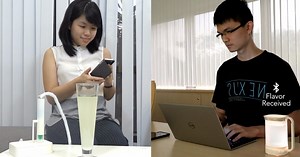 Virtual lemonade teleports taste into plain old water
