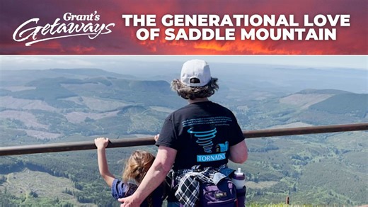 Taking a day hike up Saddle Mountain