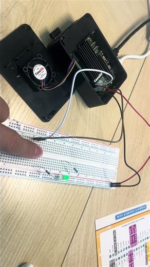 Raspberry pi 5 LED button blink