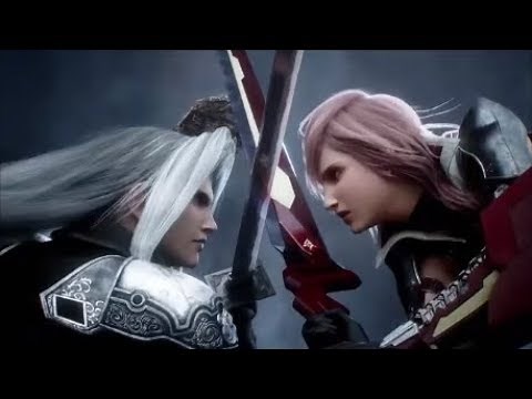 Dissidia NT Lightning vs Sephiroth CGI scenes