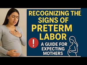 Recognizing the Signs of Preterm Labor; A Guide for Expecting Mothers