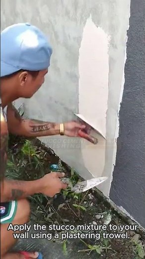 1 min video tutorial for applying stucco - A & J Stucco Cement Finish