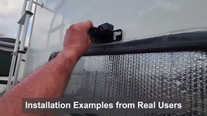 AUTO-VOX 2 Solar Wireless Backup Camera: Dual Cameras for Wider Coverage,DVR Recording 7.2" HD Split-Screen Monitor,Dual Antenna Signal,IP69K Waterproof Back Up Camera for Truck,RV,Camper,Trailer,Car