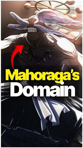 Can Mahoraga Learn DOMAIN EXPANSION?😱 #jjk #jujutsukaisen #gojo #anime #shorts