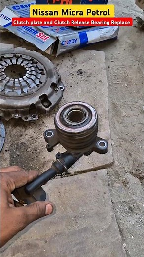 How to Change Clutch plate and Clutch Release bearing || Nissan Micra Petrol Clutch Set Change ||