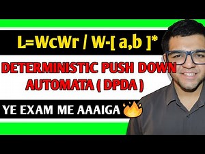 Deterministic Push Down Automata ( DPDA ) 🔥