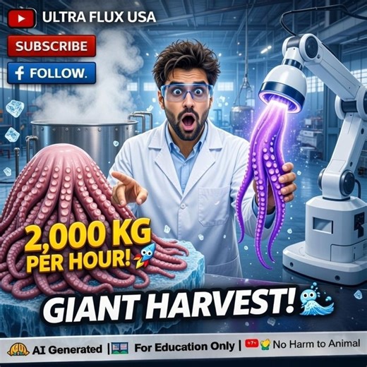 Inside the 2026 U.S. Mega-Seafood Plant: The engineering of 2,000 KG Octopus Production 🏭✨ ​ 2 Tons of Octopus! Watch the high-tech parboiling and flash-freezing process 🚀🐙 ​ ​welcome to ultra flux usa ⚙️ see how fascinating products are made, from massive factories to high-tech production lines 🌍 ​How do you take 2,000 KG of rugged, wild-caught octopus and turn it into buttery-soft seafood ready for the world's best restaurants? 🐙🏗️ today, ryan007 is taking you inside a state-of-the-art U