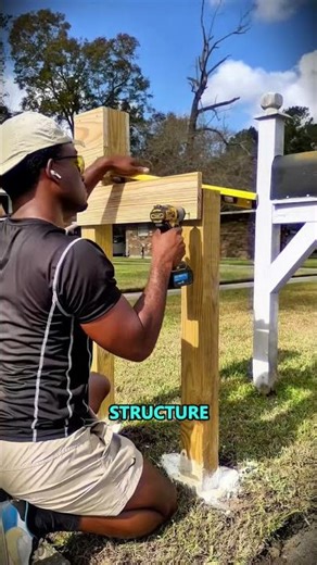 Renovating a mailbox! #DIY #renovation #construction #craftsman