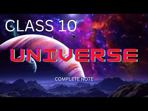 CLASS 10 | UNIVERSE |SCIENCE | SEE | English | Complete Note