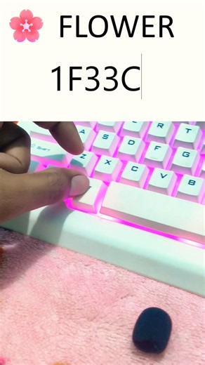 Flower 🌺 Code in Ms Word #pc #ASMR #viral