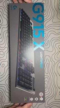 LOGITECH G915 X LIGHTSPEED #keyboard #logitech
