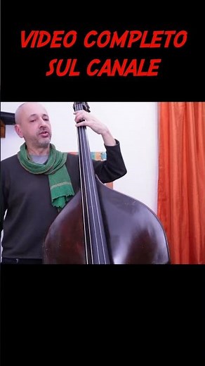 Il contrabbasso: impostazione e diteggiatura