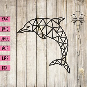 Dolphin Svg, Dolphin Clipart, Dolphin Clipart, Geometric Dolphin, Ocean Svg, Dolphin Decal, Dolphin Sticker, Mandala Svg, Geometric Svg, Dxf - Etsy Australia