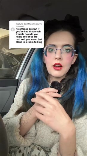 I have a psychotic disorder. How DO I know things are real around me? This answer might be a little shocking, but it’s real. If you’re new here, my name is Kit and I’m diagnosed with schizoaffective disorder, which is a condition where someone experiences symptoms of schizophrenia, such as delusions and hallucinations, but also symptoms of mood disorder, either major depression, or my case bipolar. Welcome to my corner of the internet :) 🐝 #schizoaffective #psychosis #psychosisawareness | Schiz