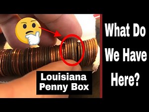 Coin Roll Hunting Pennies - Louisiana Box - Plus After The Hunt Footage