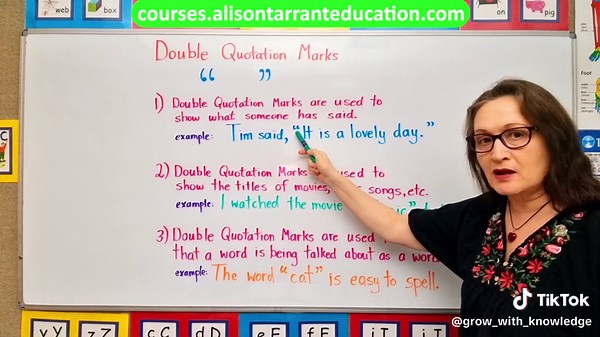 Understanding Double Quotation Marks in English