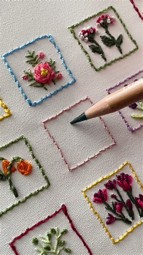 Step by Step Embroidery on Canvas Tutorial with Real-Time Art Process