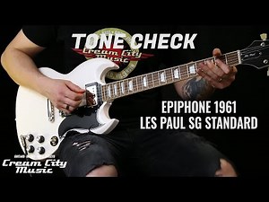 TONE CHECK: Epiphone 1961 Les Paul SG Standard Demo