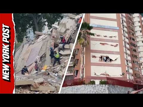 Venezuela Rocked by 7.1-Magnitude Earthquake Causing Buildings to Collapse