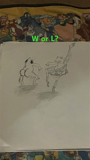 W or L frog sketches??? #fyp #shortsfeed #newyoutuber #sketch #frog