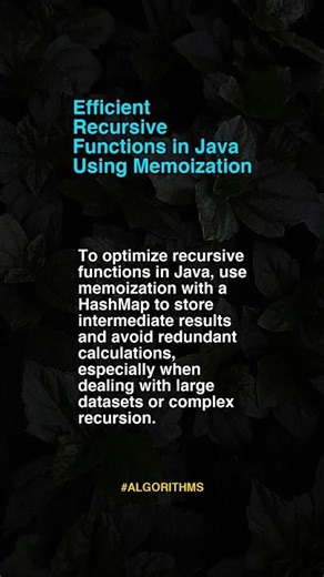 Efficient Recursive Functions