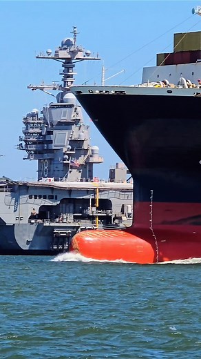 Cvn78 Passing Norfolk Naval Base Virginia #ship | Richard LeBel