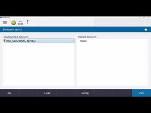 Connecting a GNSS Receiver to Trimble Access 2020.x Via Bluetooth
