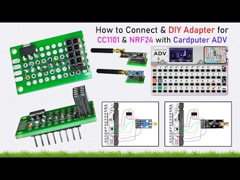 How to Connect & Build a DIY Adapter for CC1101 & NRF24 with Cardputer ADV | Pin Configuration