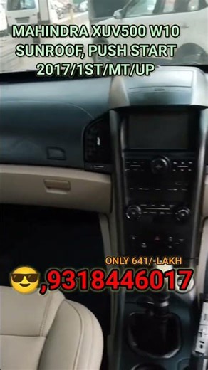 MAHINDRA XUV500 W10 SUNROOF PUSH START 2017/1ST/DIESEL,,,PAN INDIA NOC NAME TRANSFER & DELIVERY GUAR
