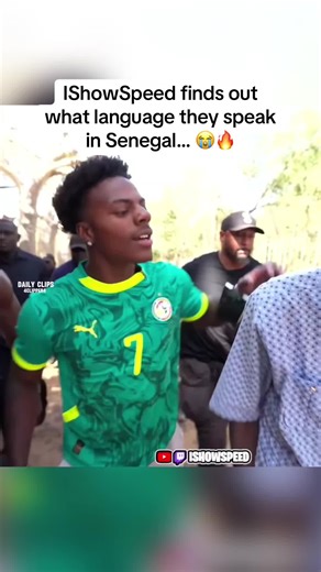 IShowSpeed finds out what language they speak in Senegal… 😭🔥 | Daily Clips | #ishowspeed #fyp