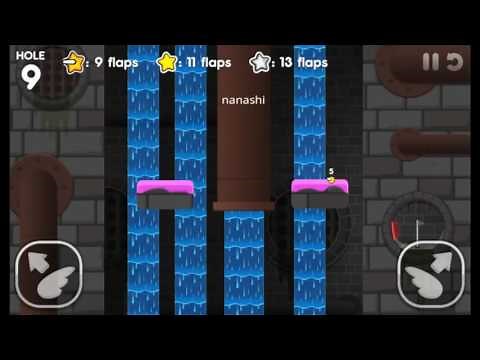 Flappy Golf 2 - Sewer Land Hole 9 - 8 Flaps