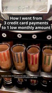 374K views · 2.2K reactions | Credit card debt, beat it! Try 1 affordable monthly payment instead. 拾 | Freedom Debt Relief | Facebook