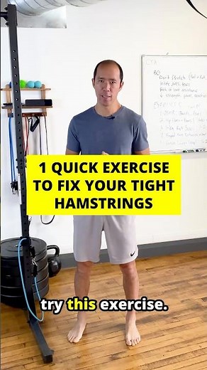 1 Quick Exercise to Fix Your Tight Hamstrings