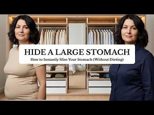 How to Instantly Slim Your Stomach (Without Dieting) | Belly Hiding Trick