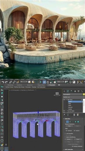How to Model Organic Architecture in 3ds Max (Hidden Trick)
