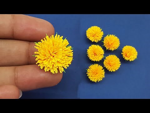DIY Mini Paper Flowers 🌸 How to Make Small Paper Flower Easy 🌸 Tiny Paper Crafts