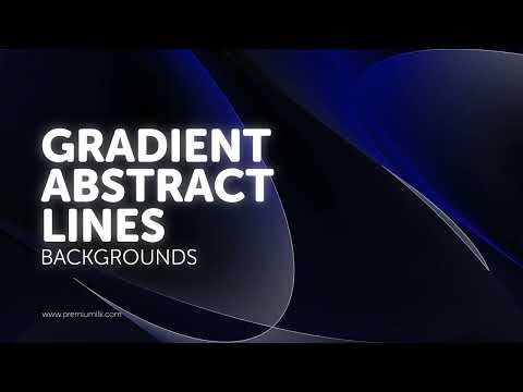 Gradient Abstract Lines Backgrounds - Elements | After Effect Template