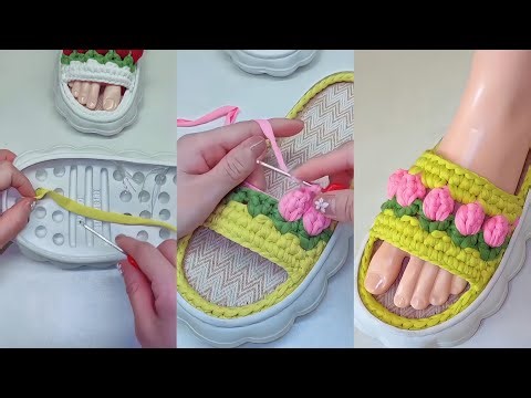 🧶💯 Learn A New Easy Crochet Shoes, Step by Step, You Can do it.