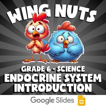 Endocrine System Introduction WING NUTS Science Game - No Prep Grade 6 Review