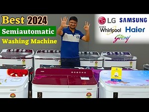 Best Semi Automatic Washing Machine 2024⚡Top 5 Semi Automatic Washing Machine 2024