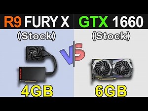 R9 Fury X Vs. GTX 1660 | 1080p and 1440p | New Games Benchmarks