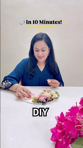DIY Stunning Ring Ceremony Platter in 10 Minutes| Engagement 💍Ring Platter Decoration Ideas at Home