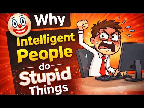 Why Intelligent People do Stupid Things | Stick Toons