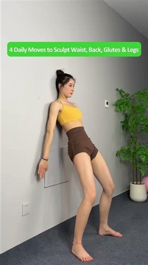 4 Wall Exercises Daily for a Flat Belly, Tight Waist & Glutes, and Lean Shoulders