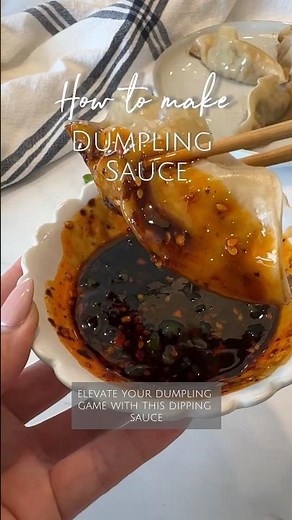Easy 5 minute dumpling dipping sauce #dumplings #dippingsauce